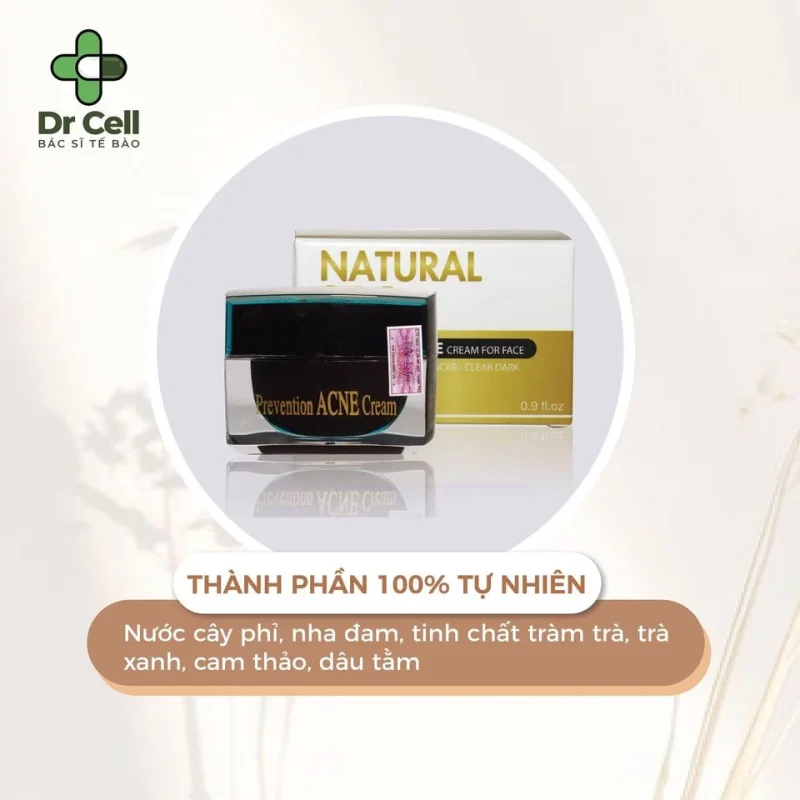 Thành phần kem trị mụn thâm acne dr cell