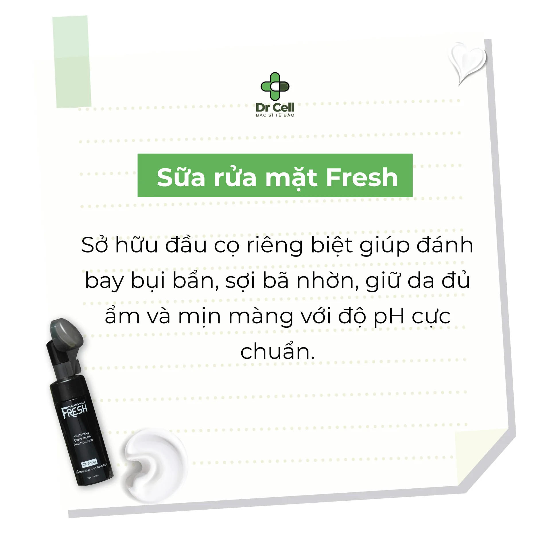 Sữa Rửa Mặt Dùng Cho Da Mụn, Da Dầu Fresh  Ảnh 4
