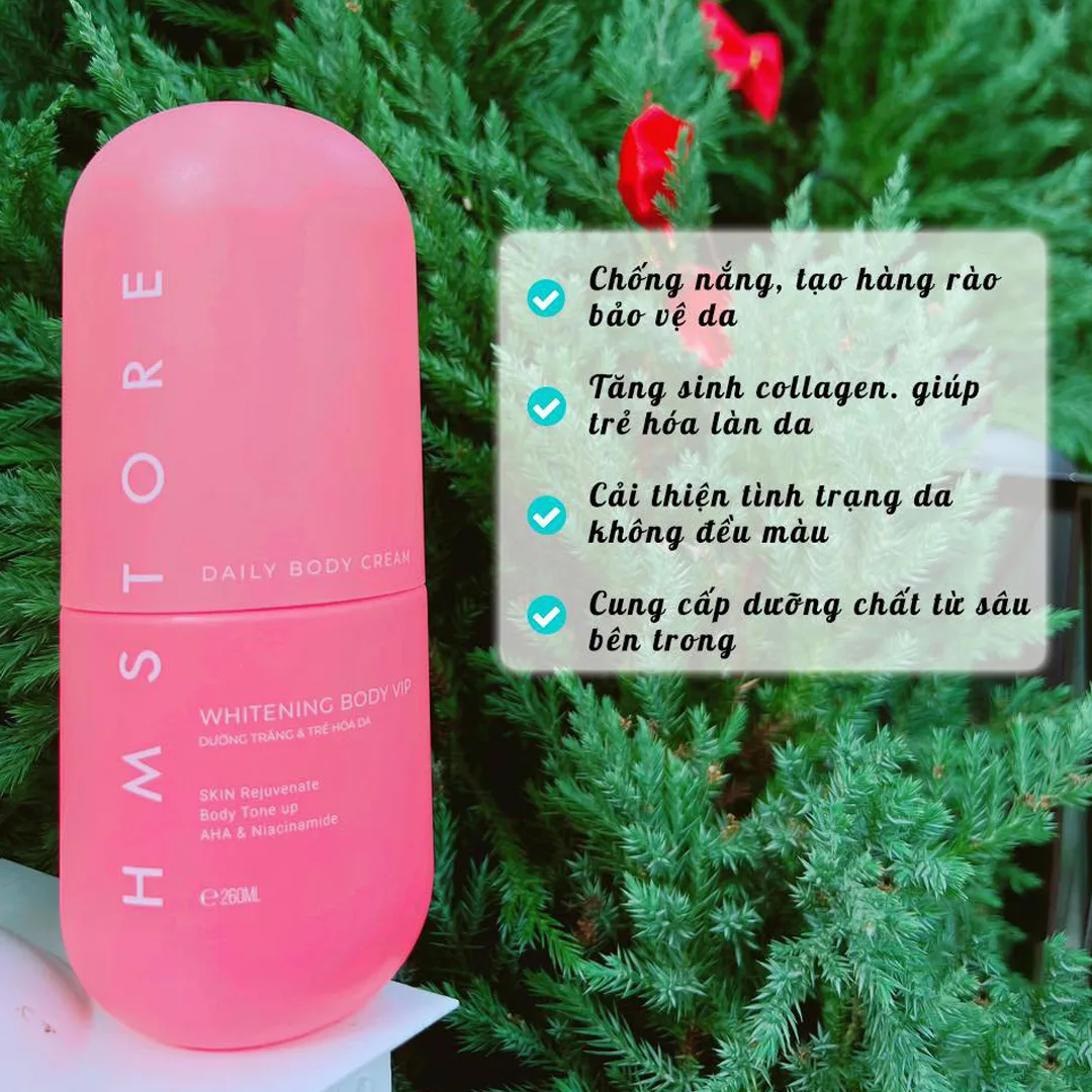Kem Body Vip Siêu Trắng Whitening Body Cream Vip  Ảnh 2