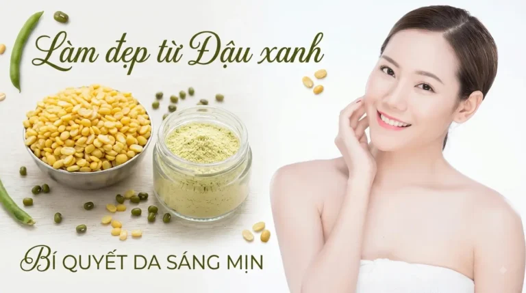 Mặt Nạ Đậu Xanh Bí Quyết Giúp Làn Da Trắng Nỏn, Sạch Mụn