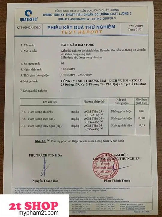 Kem Jussmy Có Tốt Không? Giá Bao Nhiêu? Review Chi Tiết &Amp; Hướng Dẫn Sử Dụng 7 Phiếu Kết Quả Thử Nghiệm Kem Trị Nám Jussmy Face Nám Hm Store – Không Phát Hiện Chì, Asen, Thủy Ngân
