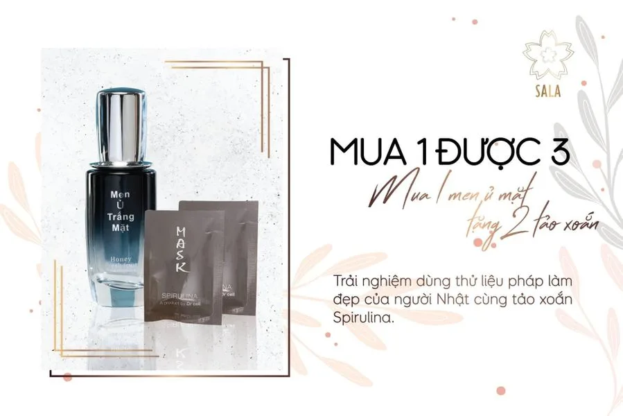 Men Ủ Trắng Mặt Drcell Mua 1 Được 3