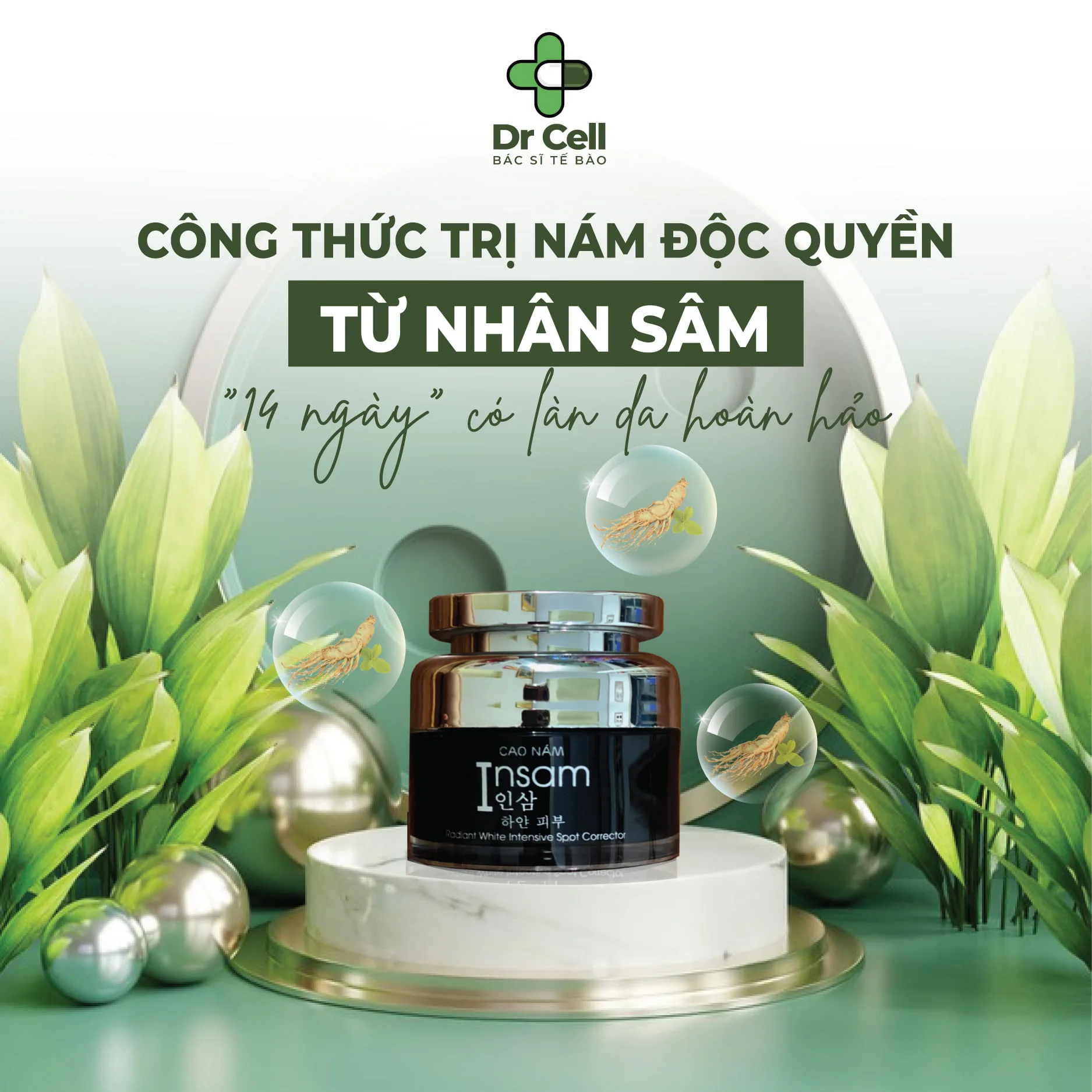 Cao Nám Insam Hàn Quốc Giảm 70% Nám Sau 2 Tuần 1 Cao Nám Insam Hàn Quốc Giảm 70% Nám Sau 2 Tuần