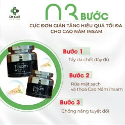 Cao Nám Insam Hàn Quốc Giảm 70% Nám Sau 2 Tuần 4 3 Bước Sử Dụng Cao Trị Nám Insam Tốt Nhất