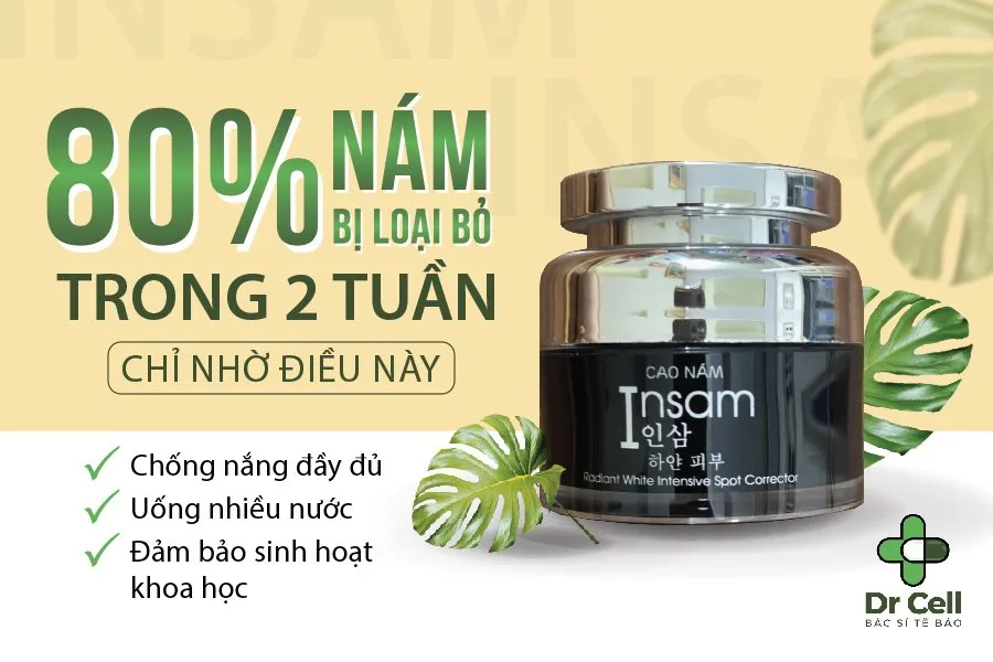 Cao Trị Nám Insam Dr Cell Trong 2 Tuần