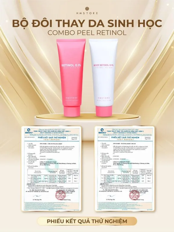 Combo Tái Sinh Làn Da Retinol 8 Combo Tái Sinh Làn Da Retinol 4