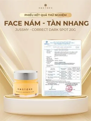 Kem Jussmy Trắng Da Điều Trị Nám Tàn Nhang 13 Phiếu Kiểm Nghiệm Kem Nám Jussmy