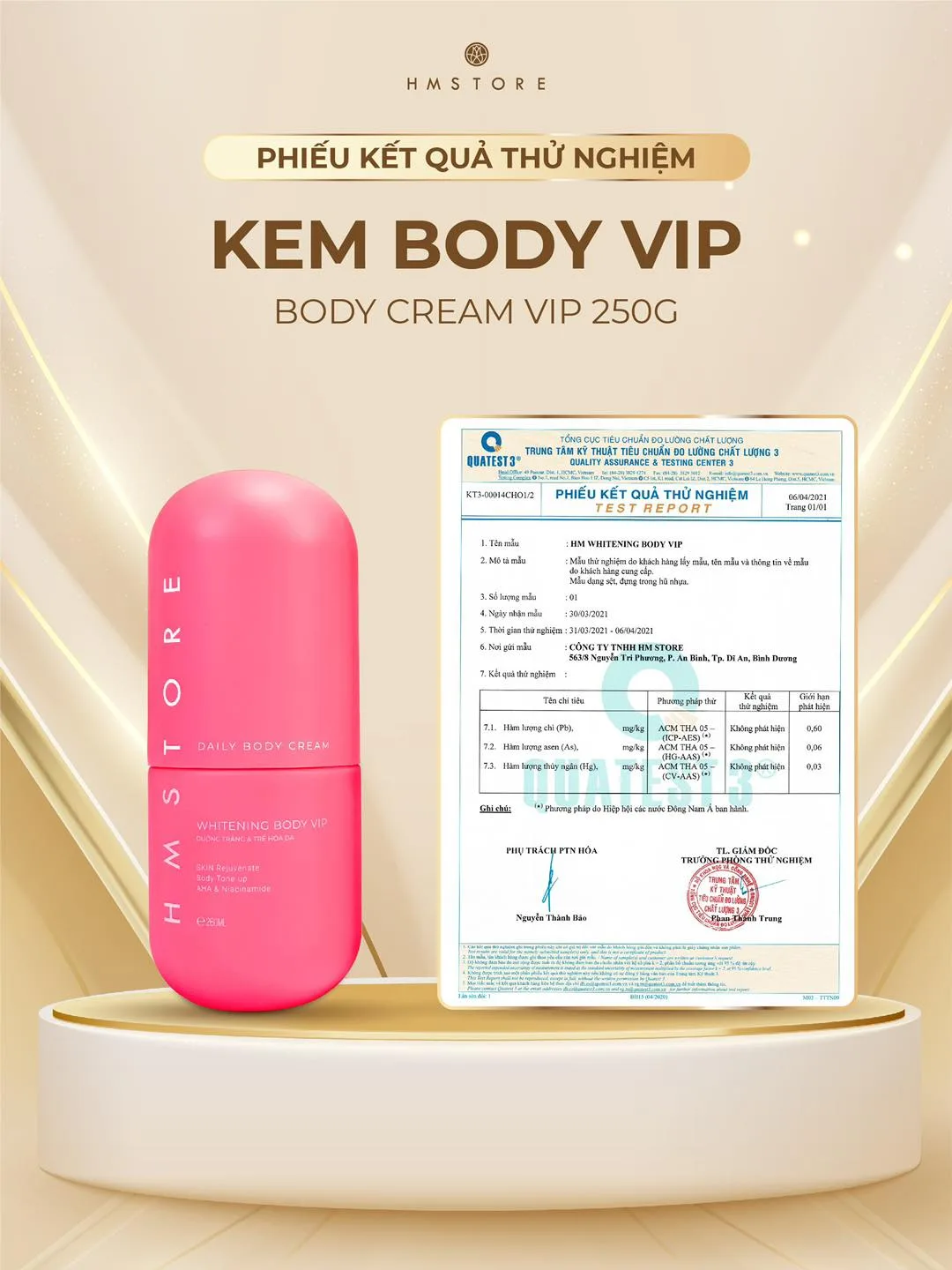 Cream Vip Whitening Body – Kem Body Vip Siêu Trắng Chính Hãng