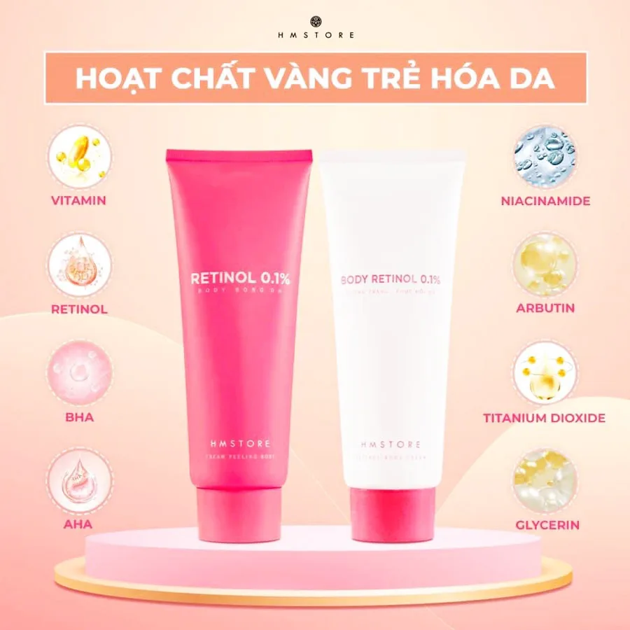 Kem Dưỡng Trắng Body Retinol 0.1% Hm Store  Ảnh 2