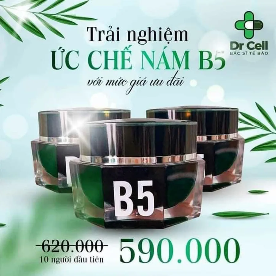 Kem Ức Chế Nám B5 Dr Cell Mờ Nám, Tăng Độ Đàn Hồi, Tái Tạo Da  Ảnh 2
