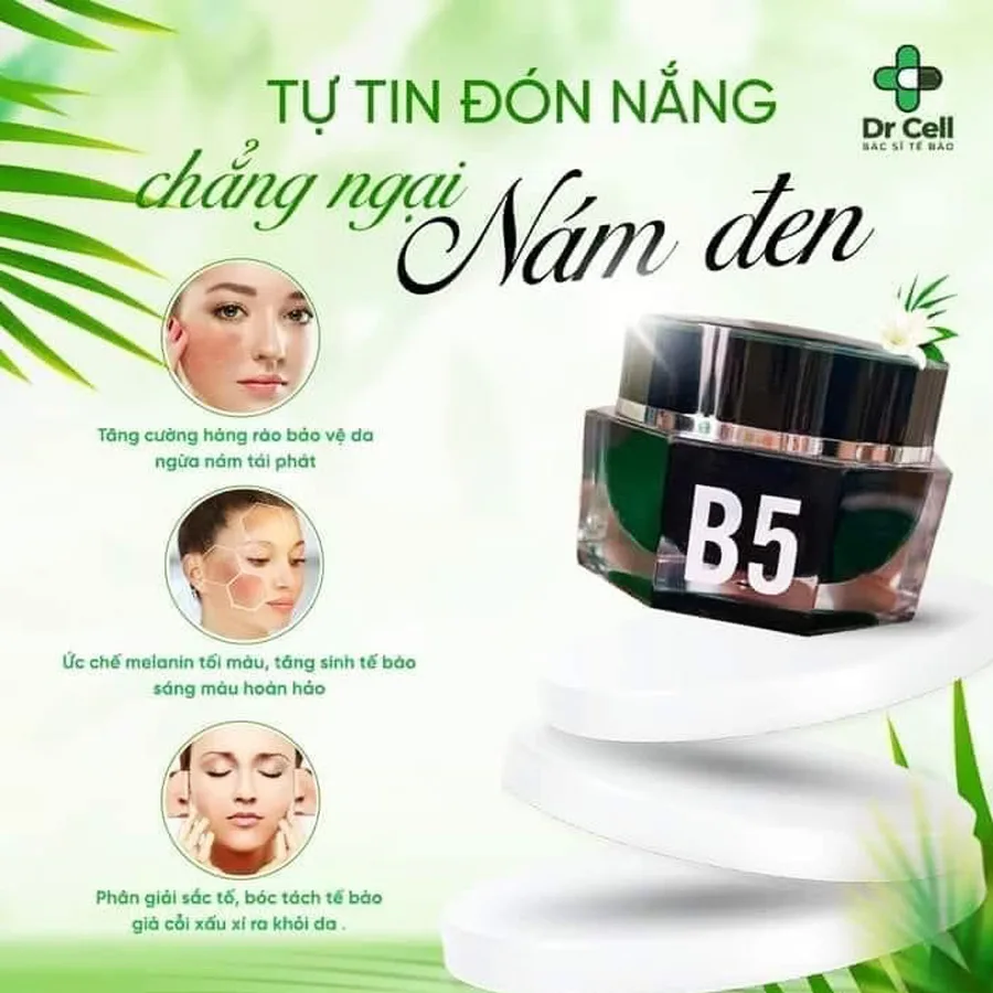 Kem Ức Chế Nám B5 Thương Hiệu Mỹ Phẩm Dr Cell