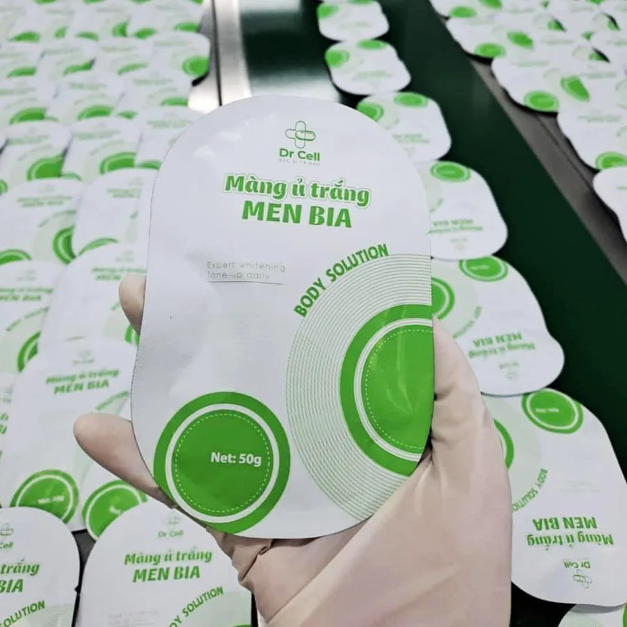 Màng Ủ Trắng Men Bia Dr Cell Ủ Trắng Da Toàn Thân  Ảnh 2
