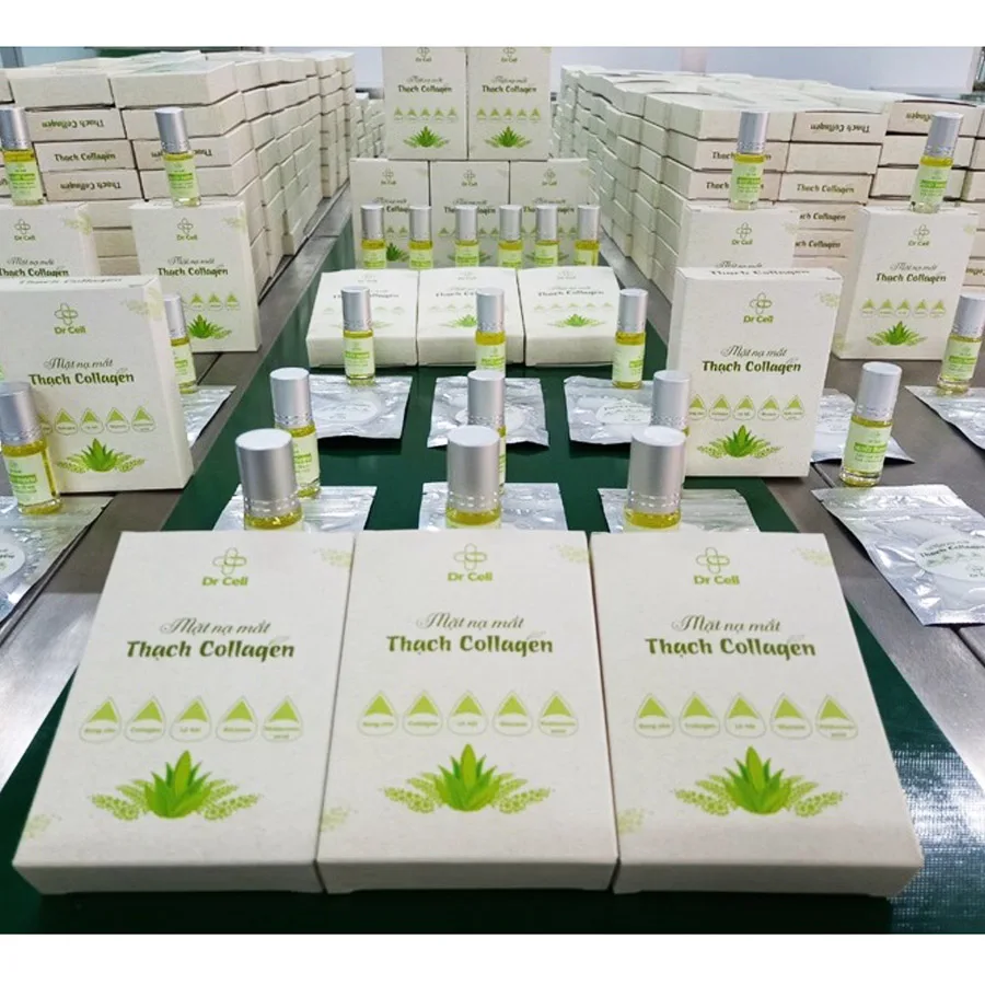 Nạ Mắt Thạch Collagen Dr Cell  Làm Mờ Thâm, Mờ Nhăn, Chống Lão Hóa  Ảnh 3
