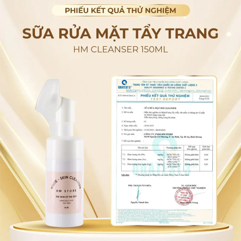 Sữa Rửa Mặt Tẩy Trang Hm Store  Sạch Sâu, Mềm Da 2