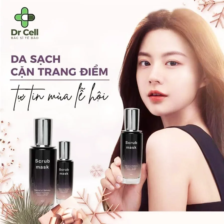 Tẩy Tế Bào Scrub Mask Dr Cell  Dịu Nhẹ, An Toàn, Làm Sạch Sâu, Tăng Độ Hấp Thu Dưỡng Chất, Giúp Da Mịn Màng