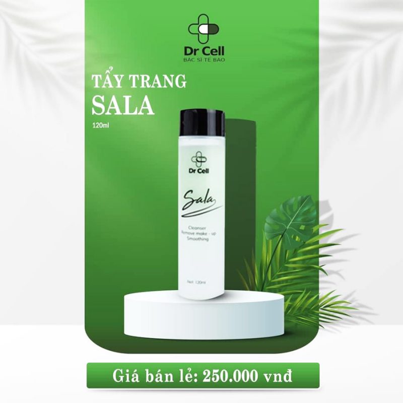 Tẩy Trang Sala Làm Sạch Lớp Makeup Và Bụi Bẩn