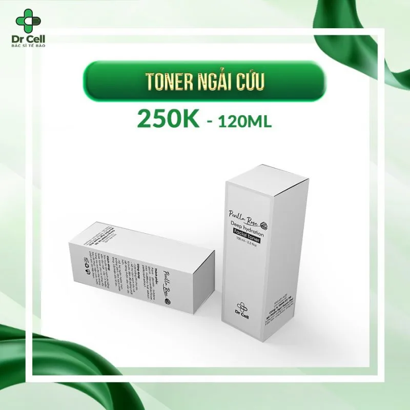 Toner Ngải Cứu Diếp Cá Làm Sạch Sâu Dr Cell