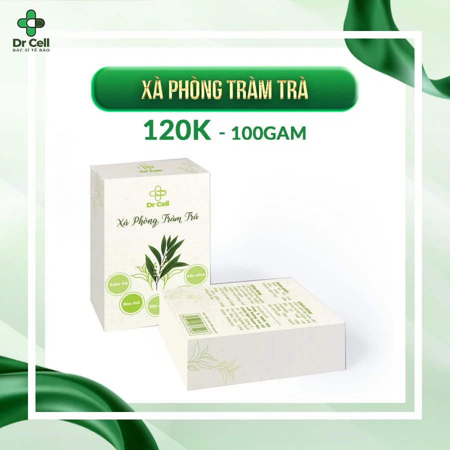 Xà Phòng Tràm Trà Dr Cell Trị Mụn Lưng, Body 1 Xà Phòng Tràm Trà Dr Cell Trị Mụn Lưng, Body