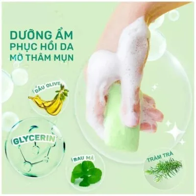 Xà Phòng Tràm Trà Dr Cell Trị Mụn Lưng, Body 9 Xà Phòng Tràm Trà Dr Cell Thành Phần Thiên Nhiên, Không Còn Ngứa Do Mụn