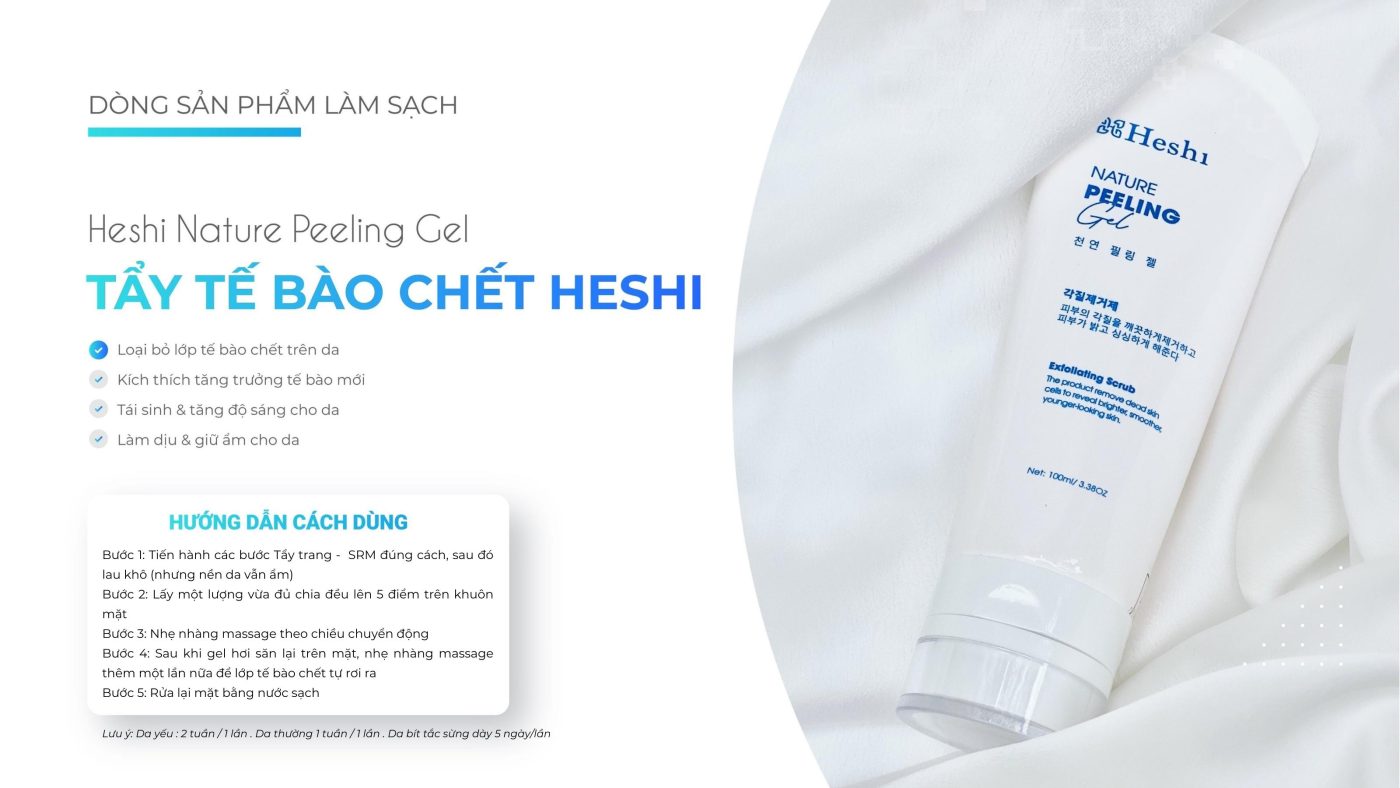 Tẩy tế bào chết Heshi