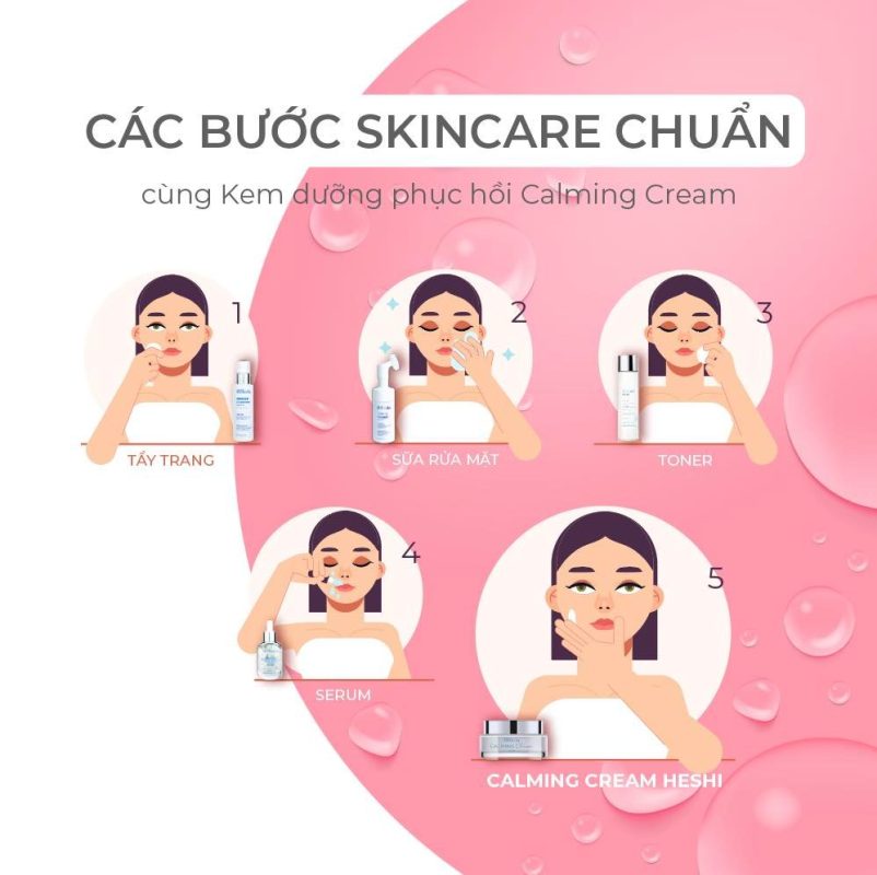 Các Bước Chăm Sóc Da