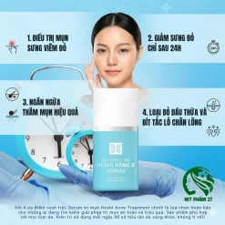 Công dụng Serum mụn Heshi Acne