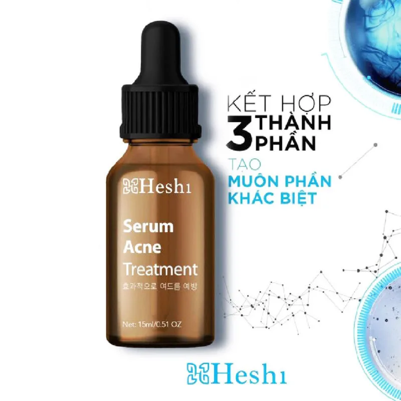 Top 7 Sản Phẩm Trị Mụn Hiệu Quả Nhất Hiện Nay 4 Serum Mụn Hiệu Quả Từ Mỹ Phẩm Chính Hãng Heshi