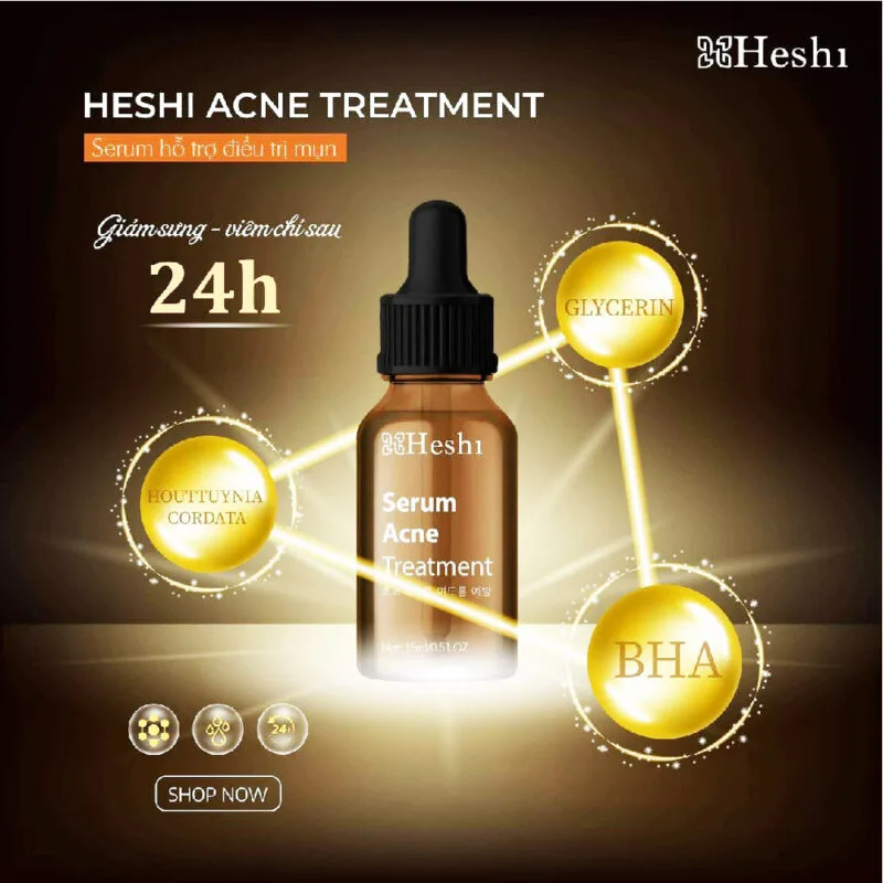 Serum Acne Treatment 15Ml Heshii