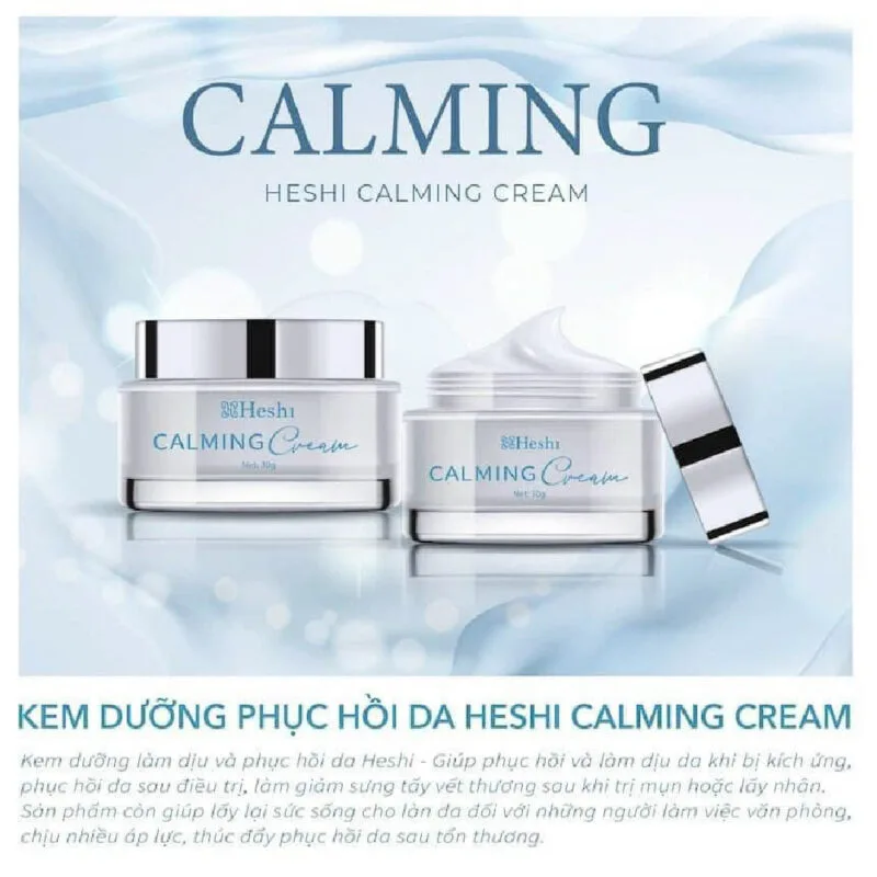 Da Mụn Có Nên Dùng Kem Dưỡng Ẩm? Chuyên Gia Giải Đáp! 2 Kem Phục Hồi Và Dưỡng Ẩm Cho Da Mụn Heshi Calming