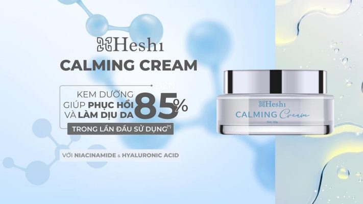 Bộ Mỹ Phẩm Chăm Sóc Da Kem Calming Cream Heshi