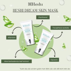 Thành Phần Mặt Nạ Gel Heshi Dreamskin Mask  Aloe, Panthenol, Glycerin, Allantoin