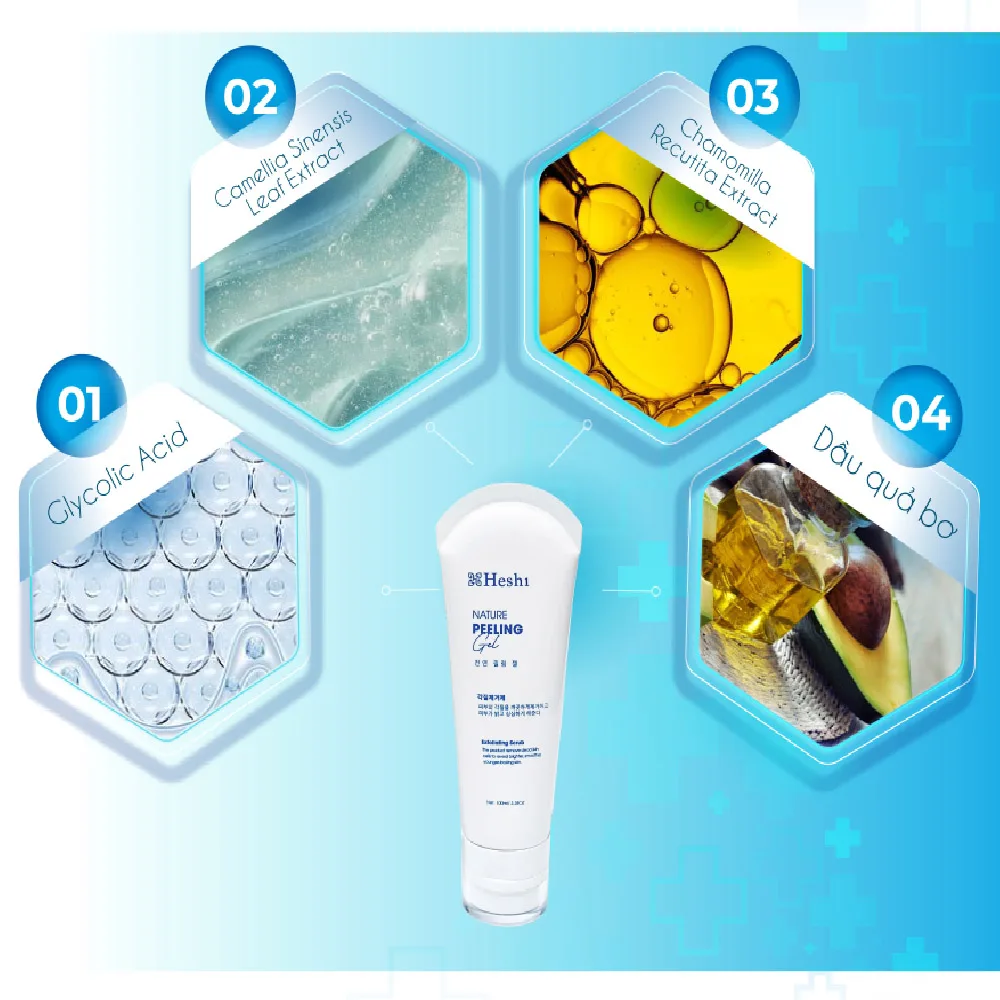 Tẩy Tế Bào Chết Heshi Nature Peeling Gel  Ảnh 3