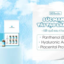 Tế Bào Gốc Placenta Heshi Serum  Tái Tạo Làn Da Trẻ Hóa Mạnh Mẽ 1