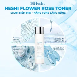 Tone Heshi rose flower cân bằng độ pH, cấp ẩm, duy trì độ ẩm