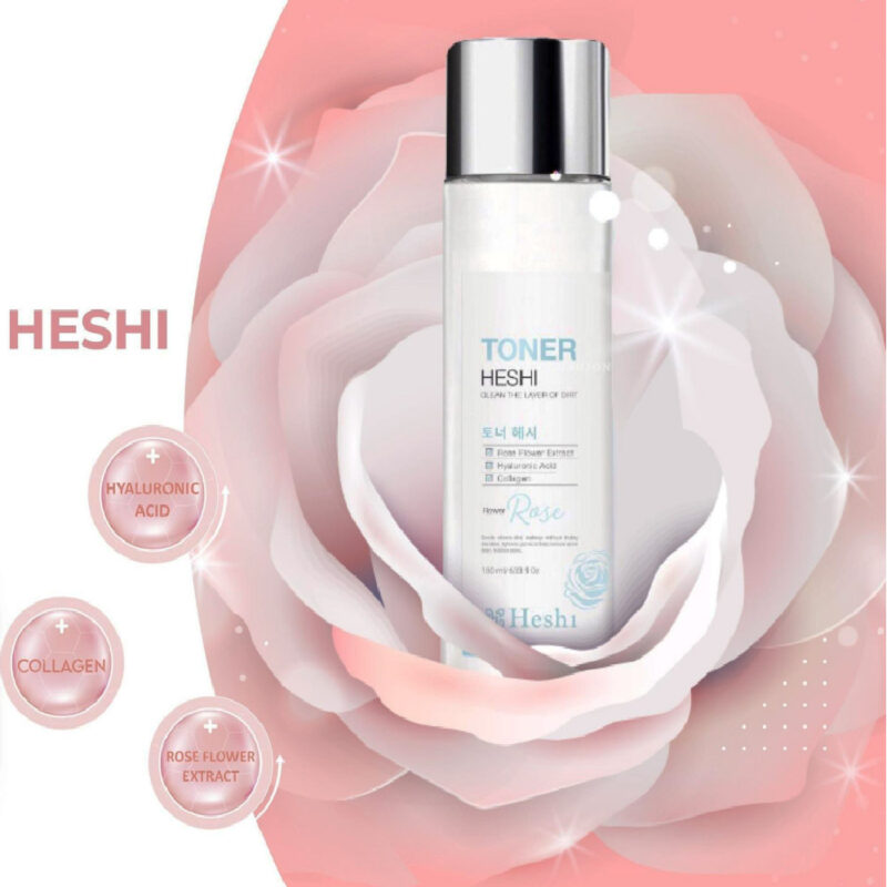 Thành Phần Toner Heshi Flower Rose