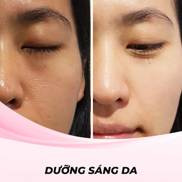 Kem Đêm Heshi Reborn Cell Cream – Kem Dưỡng Da Ban Đêm Trắng Da, Mờ Nám, Chống Lão Hóa 2 Trước Và Sau Khi Dùng Kem Đêm Heshi Reborn Cell Cream Hiệu Quả Dưỡng Sáng Da Rõ Rệt