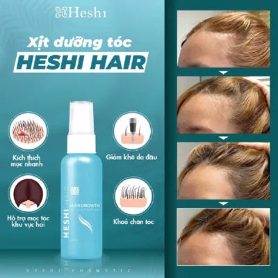 Xịt Dưỡng Tóc Heshi Hair Growth Kích Thích Mọc Tóc, Nuôi Dưỡng Tóc Khỏe