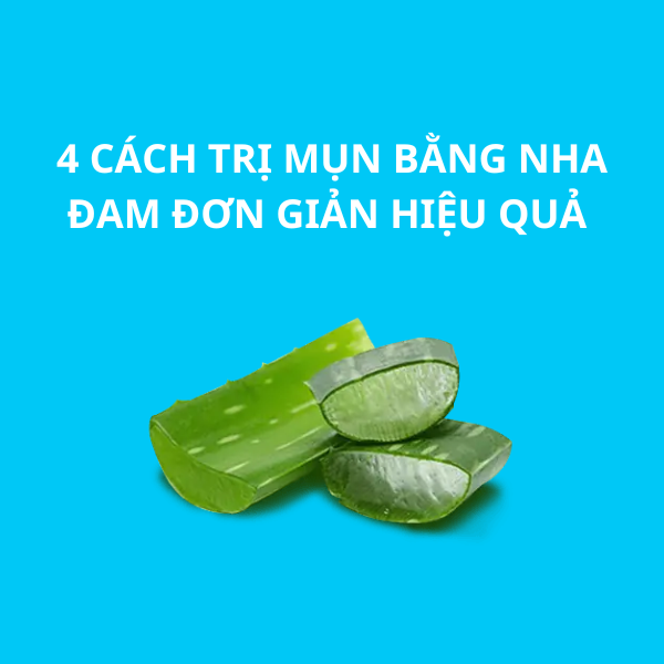 cách trị mụn bằng nha đam đơn giản, dễ thực hiện tại nhà