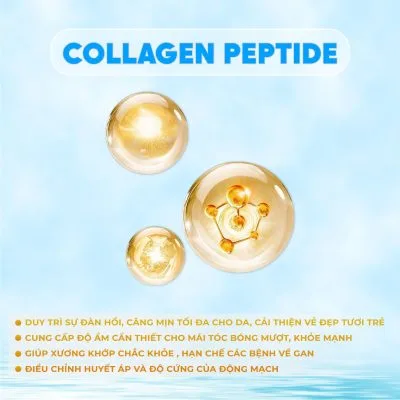 Thành Phần Collagen Peptide Trong Viên Uống Heshi Beauty Gold
