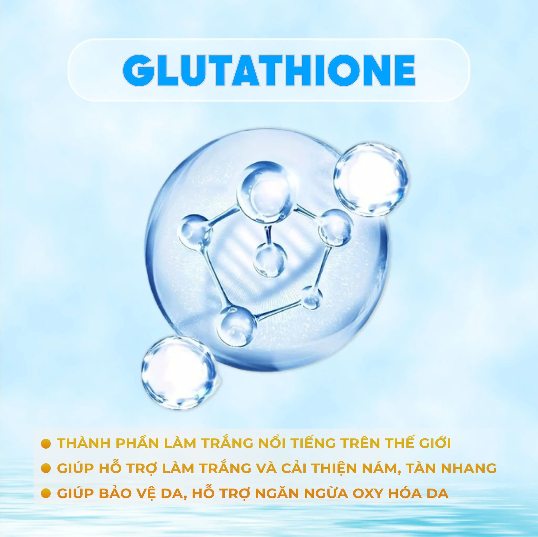 Thành Phần Glutathione Trong Viên Uống Trắng Daq Mờ Nám Heshi Beauty Gold