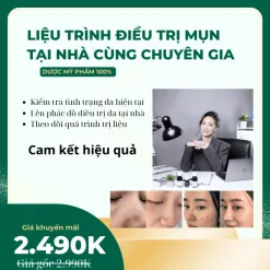 Liệu trình điều trị mụn chuyên sâu tại nhà cùng chuyên gia
