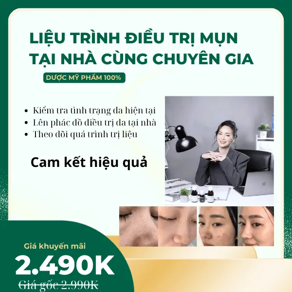 Liệu Trình Trị Mụn Chuyên Sâu Cam Kết Hiệu Quả 1 Liệu Trình Điều Trị Mụn Chuyên Sâu Tại Nhà Cùng Chuyên Gia