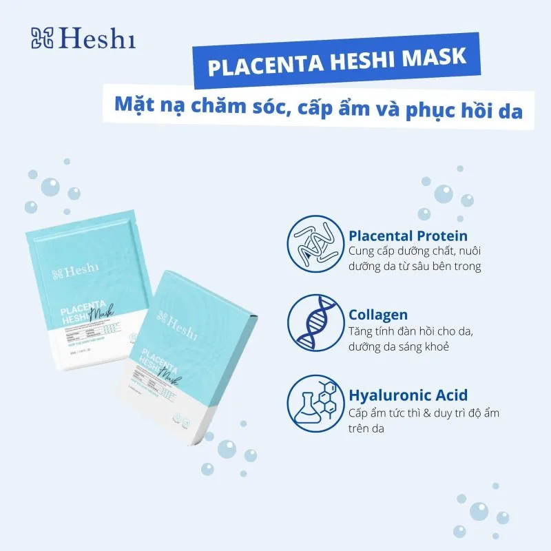 Cải Thiện Nếp Nhăn, Trẻ Hóa Da Hiệu Quả Với Placenta Mask