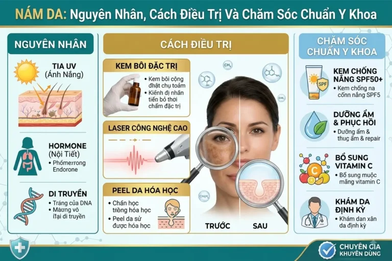 Nám Da: Nguyên Nhân, Cách Điều Trị Và Chăm Sóc Chuẩn Y Khoa