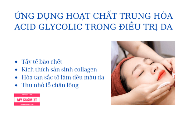 Ứng dụng glycolic acid trong ddieuf trị da