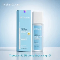 Serum Heshi Melasma Brightening Chai Xanh 30Ml – Tranexamic Acid 2% Dùng Được Sáng Và Tối