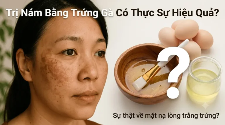 Trị Nám Da Bằng Trứng Gà Có Thực Sự Hiệu Quả