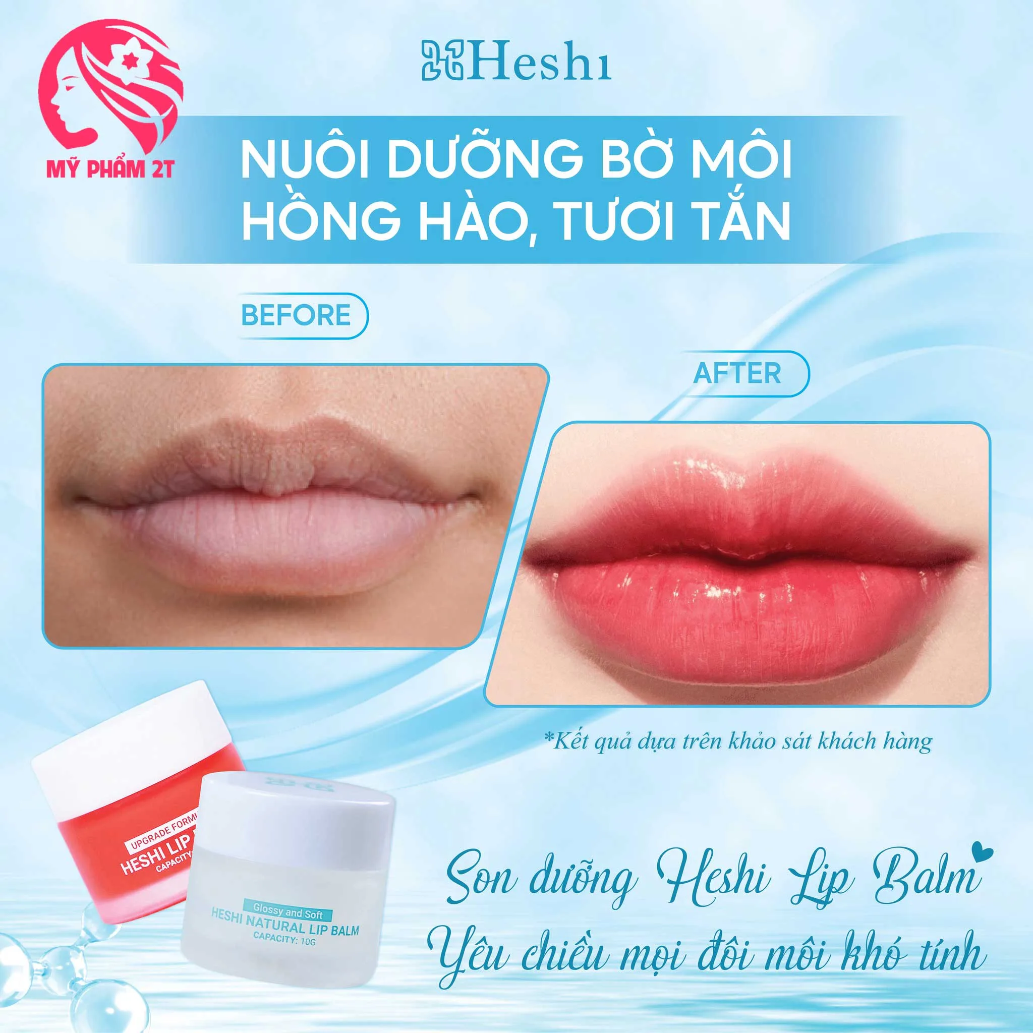 Son Dưỡng Môi Heshi Lip Balm  Ảnh 2