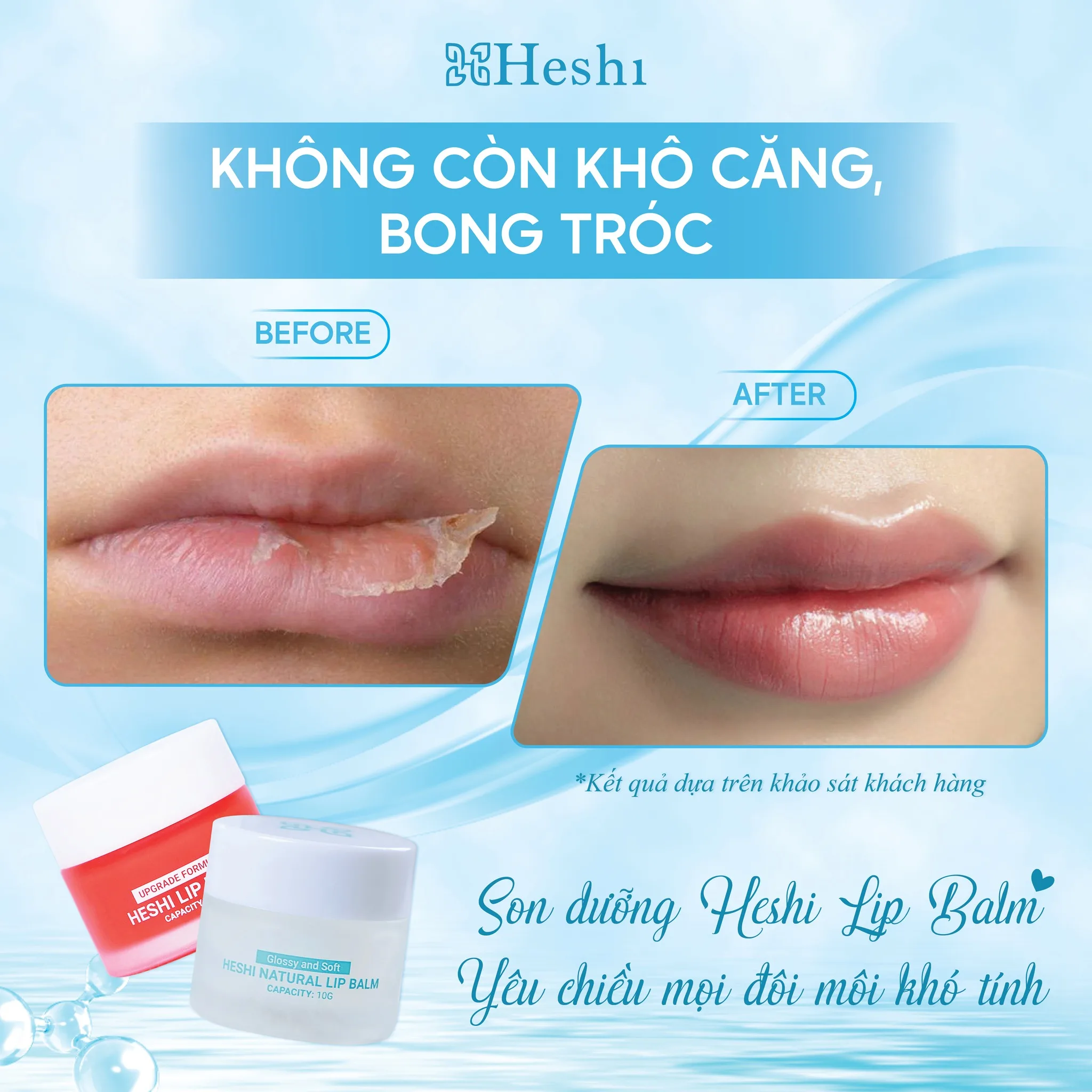 Son Dưỡng Môi Heshi Lip Balm  Ảnh 4