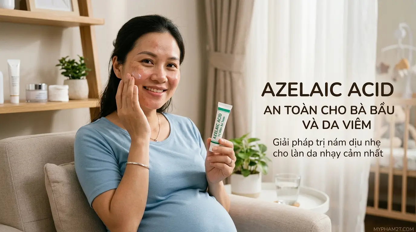 Thành Phần Trị Nám An Toàn Cho Làn Da Nhạy Cảm 3 Azelaic Acid – Thành Phần Trị Nám An Toàn Cho Bà Bầu Và Da Nhạy Cảm, Da Viêm